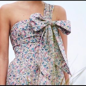 J. Crew Liberty Fabric Bow Dress